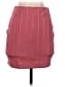 Express Solid Burgundy Formal Skirt Size XXS - photo 2