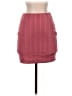 Express Solid Burgundy Formal Skirt Size XXS - photo 1