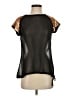 Fun & Flirt 100% Polyester Black Short Sleeve Blouse Size S - photo 1