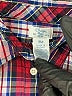 Chaps Plaid Red Long Sleeve Button-Down Shirt 6-9 MO / 9 MO - photo 3