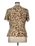 Evan Picone Animal Print Brown Short Sleeve Blouse Size 1X - photo 2
