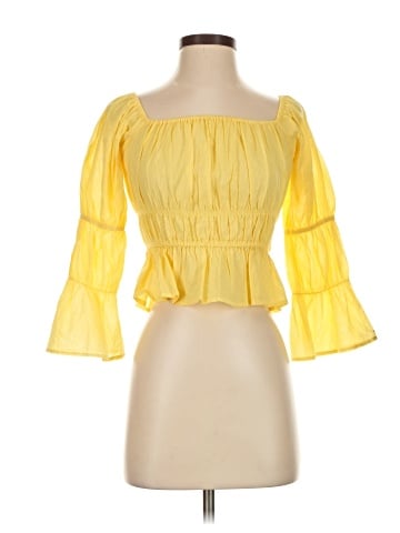 WAYF 3/4 Sleeve Blouse (view 1)