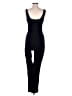 Qinsen Solid Black Jumpsuit Size M - photo 2