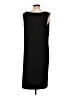 Dana Buchman Solid Black Casual Dress Size L - photo 2
