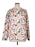 Emery Rose 100% Polyester Floral White Pullover Sweater Size 2X - photo 1