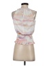 Express Silver Sleeveless Blouse Size XXS - photo 2