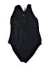 Assorted Brands Solid Black One Piece Swimsuit Size 0X (estimated) - photo 1