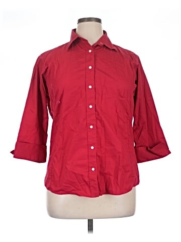 Devon & Jones 3/4 Sleeve Button-Down Shirt (view 1)