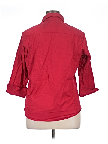 Devon & Jones 3/4 Sleeve Button-Down Shirt (view 2)