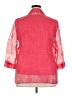 Alfred Dunner Pink 3/4 Sleeve Button-Down Shirt Size 18 - photo 2