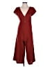 Assorted Brands Solid Burgundy Jumpsuit Size S - photo 1