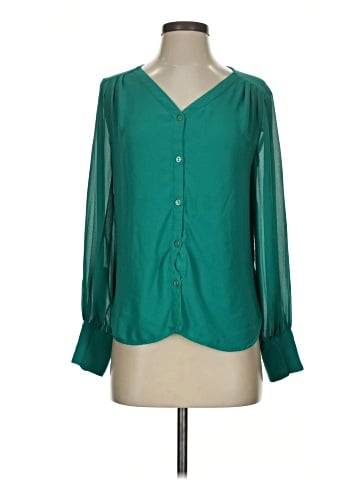Lost April Long Sleeve Blouse (view 1)