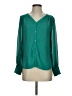 Lost April 100% Polyester Green Long Sleeve Blouse Size S - photo 1