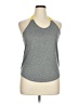 Assorted Brands 100% Polyester Gray Tank Top Size 0X - photo 1