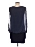 Prontomoda Giusy Blue Sleeveless Blouse Size L - photo 2