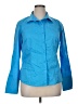 Doublju Blue Long Sleeve Button-Down Shirt Size XL - photo 1