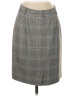 Petite Sophisticate Plaid Gray Formal Skirt Size 4 - photo 1