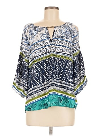 By & By 3/4 Sleeve Blouse (view 1)