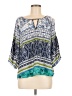 By & By 100% Polyester Blue 3/4 Sleeve Blouse Size M - photo 1