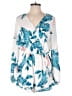 Buddy Love 100% Polyester Tropical Multi Color White Romper Size M - photo 1