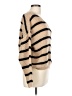 Shein 100% Polyester Stripes Tan Pullover Sweater Size L - photo 4