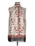 Max Edition 100% Polyester Silver Sleeveless Blouse Size L - photo 1