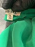 Jodifl 100% Polyester Green 3/4 Sleeve Blouse Size M - photo 9