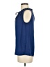 Merona 100% Polyester Blue Sleeveless Blouse Size M - photo 5