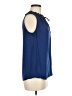 Merona 100% Polyester Blue Sleeveless Blouse Size M - photo 4