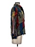 Shein 100% Polyester Color Block Black Long Sleeve Blouse Size S - photo 4