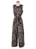 Assorted Brands Animal Print Brown Jumpsuit Size 0X (estimated) - photo 1