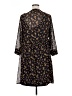 Torrid 100% Polyester Floral Black Casual Dress Size 1X Plus (1) - photo 2