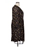 Torrid 100% Polyester Floral Black Casual Dress Size 1X Plus (1) - photo 4