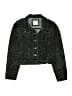 Justice Black Denim Jacket Size 14 - photo 1