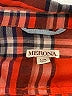 Merona 100% Rayon Plaid Orange Long Sleeve Button-Down Shirt Size L - photo 7