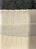 Unbranded 100% Acrylic Stripes White Turtleneck Sweater Size M - photo 7