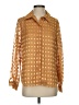 Basic Editions Gold Long Sleeve Polo Size S - photo 1