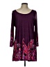 Travel Elements Paisley Purple Casual Dress Size L - photo 1