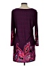 Travel Elements Paisley Purple Casual Dress Size L - photo 2