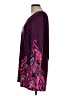 Travel Elements Paisley Purple Casual Dress Size L - photo 5