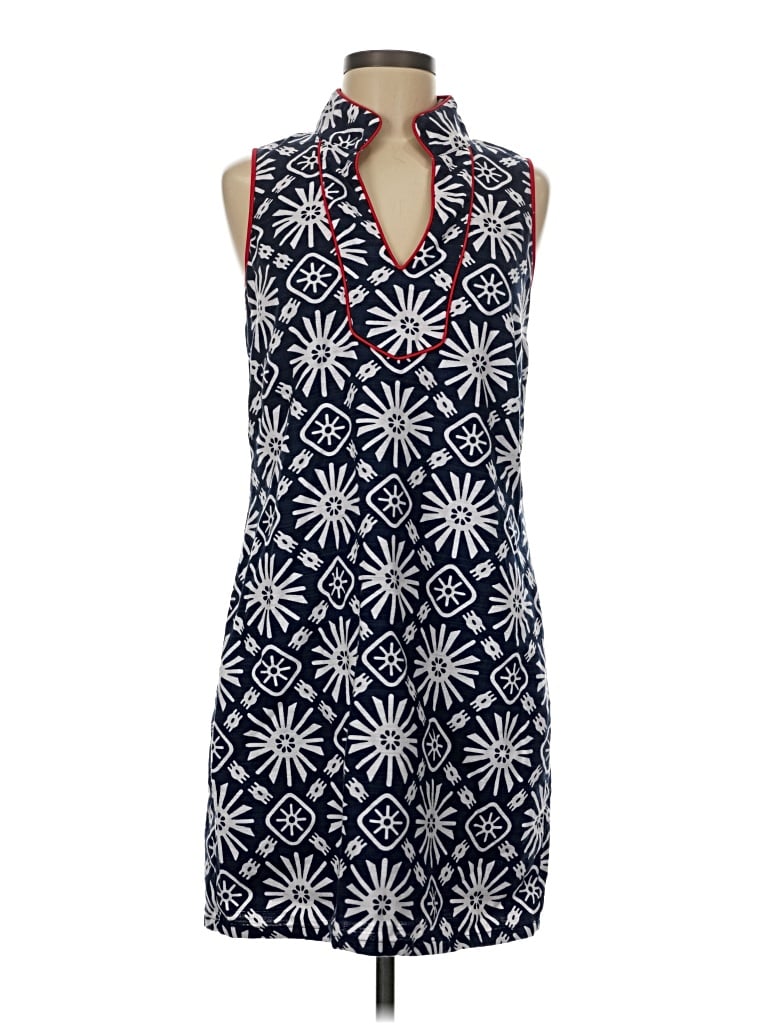 Pre-owned Sail To Sable Casual Dress In Blue