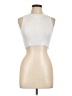 Happily Grey 100% Polyester White Sleeveless Top Size L - photo 1