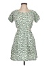 MNG Print Green Casual Dress Size 11 - photo 1