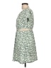 MNG Print Green Casual Dress Size 11 - photo 5