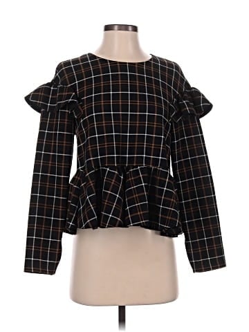 Zara TRF Long Sleeve Blouse (view 1)