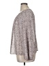 Vince Camuto 100% Polyester Animal Print Silver Long Sleeve Blouse Size XL - photo 4