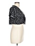 Unbranded Black Short Sleeve Blouse Size L - photo 4