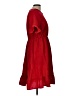 Unbranded 100% Polyester Solid Red Casual Dress Size L - photo 4