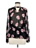 Express 100% Polyester Black Long Sleeve Blouse Size M - photo 1