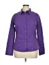 Doublju Purple Long Sleeve Button-Down Shirt Size XL - photo 1